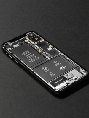 Battery in an Android phone. Rare earth elements are a key component of today’s technology.